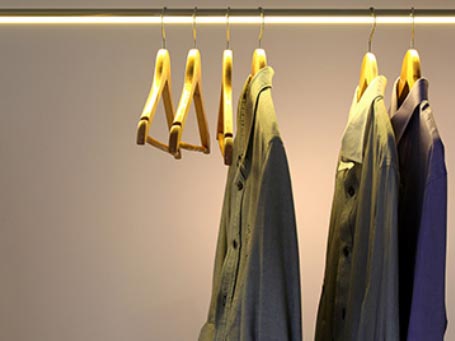 Clothes hanging